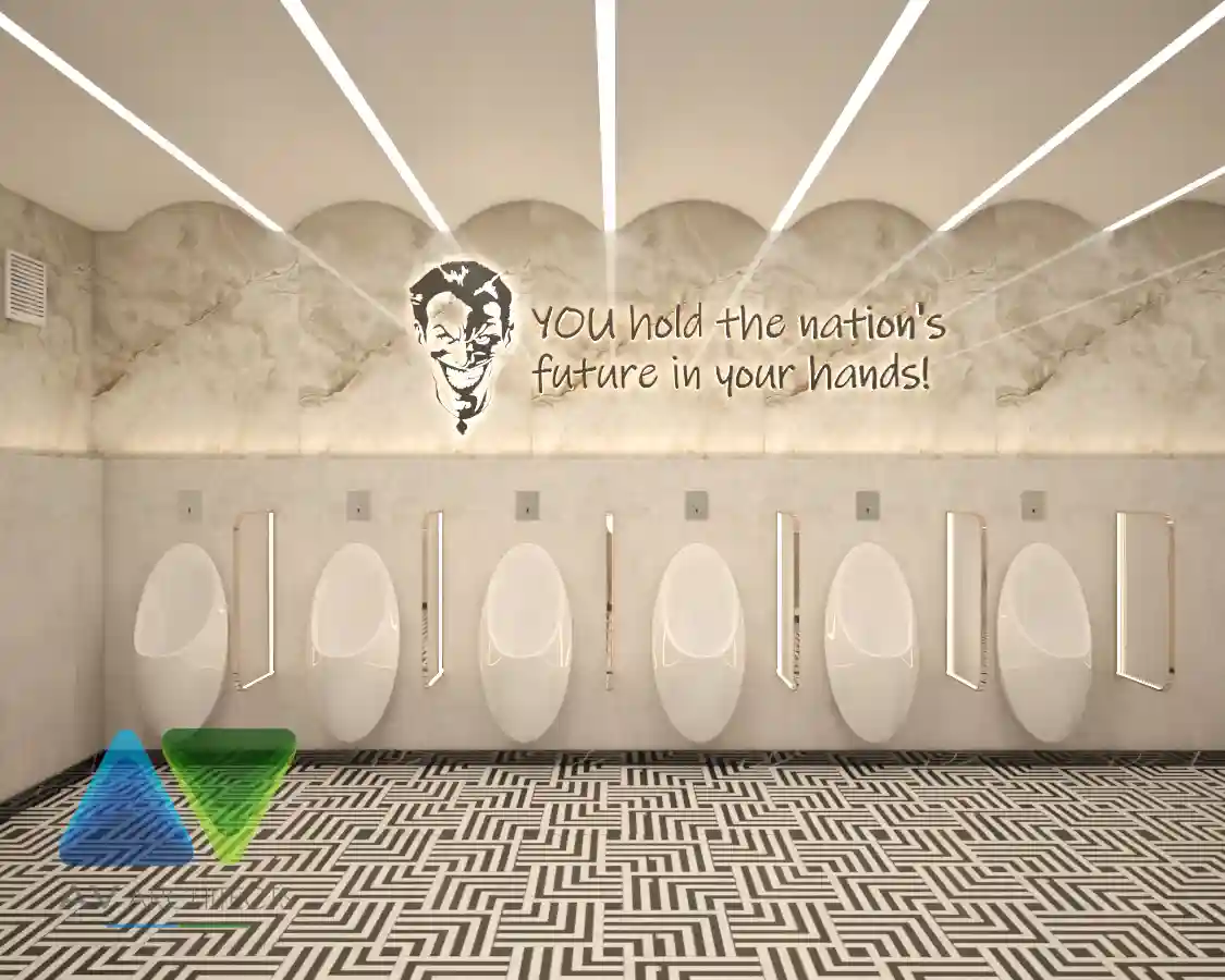 Toilets commercial Interior Project